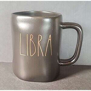 Rae Dunn Zodiac Libra Constellation Star Black Mug